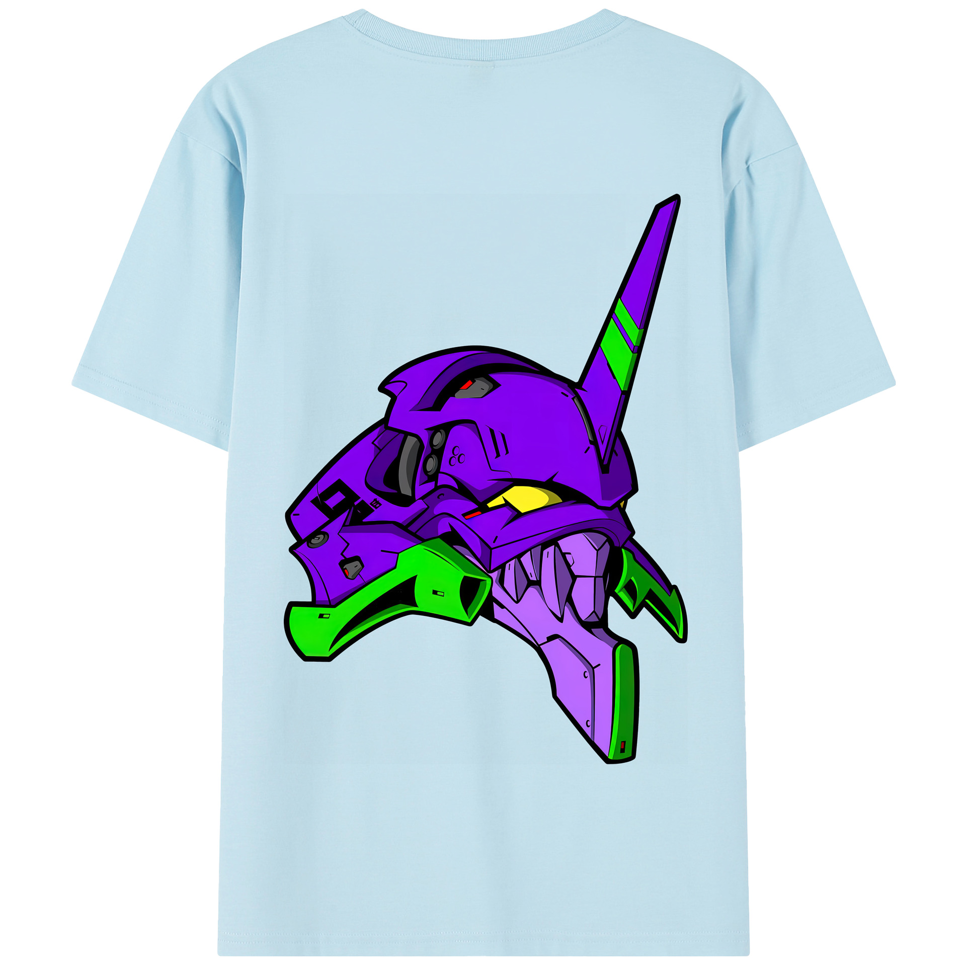 （画像用） EVA 新世紀エヴァンゲリオン 綿100％半袖Tシャツ（背面プリント）